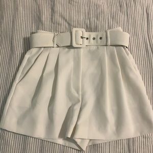 Giana Bini high waisted belted dress shorts